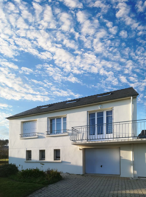 Nouvelle étude pour la construction d'une extension en plain pied – Le projet _TREZ-HIR