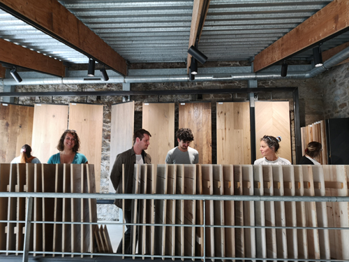 L’atelier est convié par Côté Parquet pour découvrir leur nouveau showroom à Brest