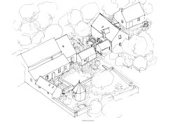 L'étude architecturale du domaine de Keromnès à Carantec prend corps. 
